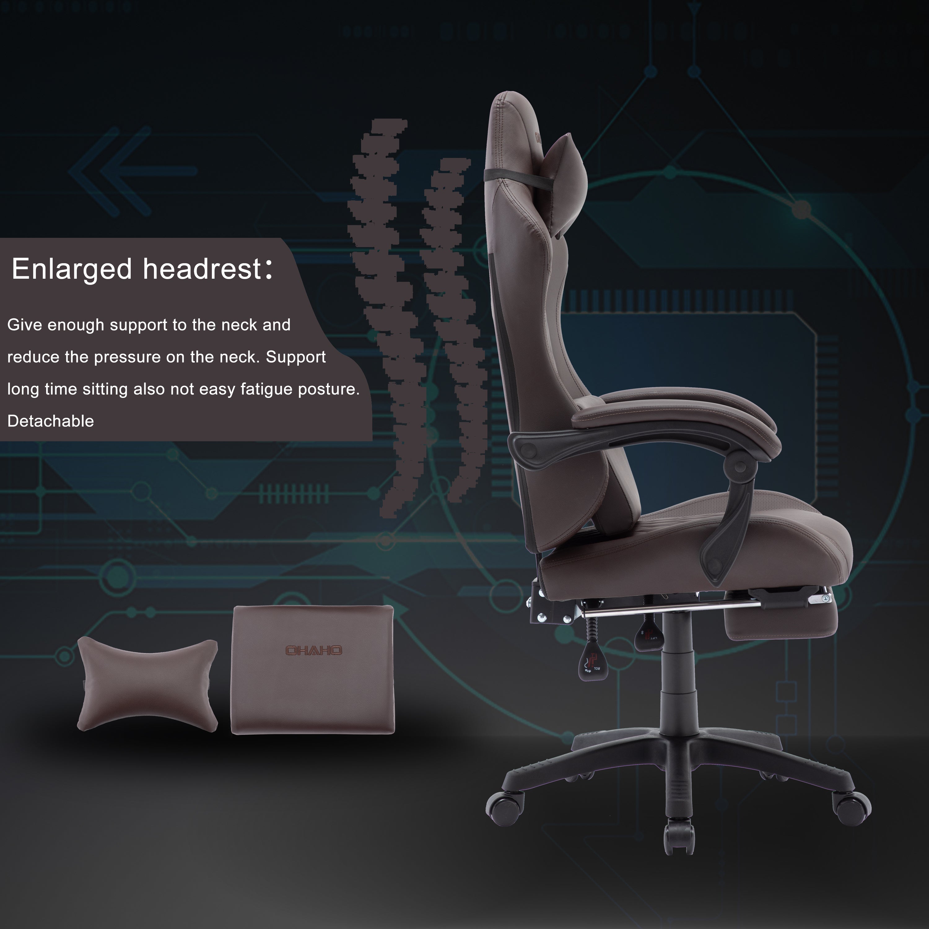 504 Series Gaming  Office Chair with Massage