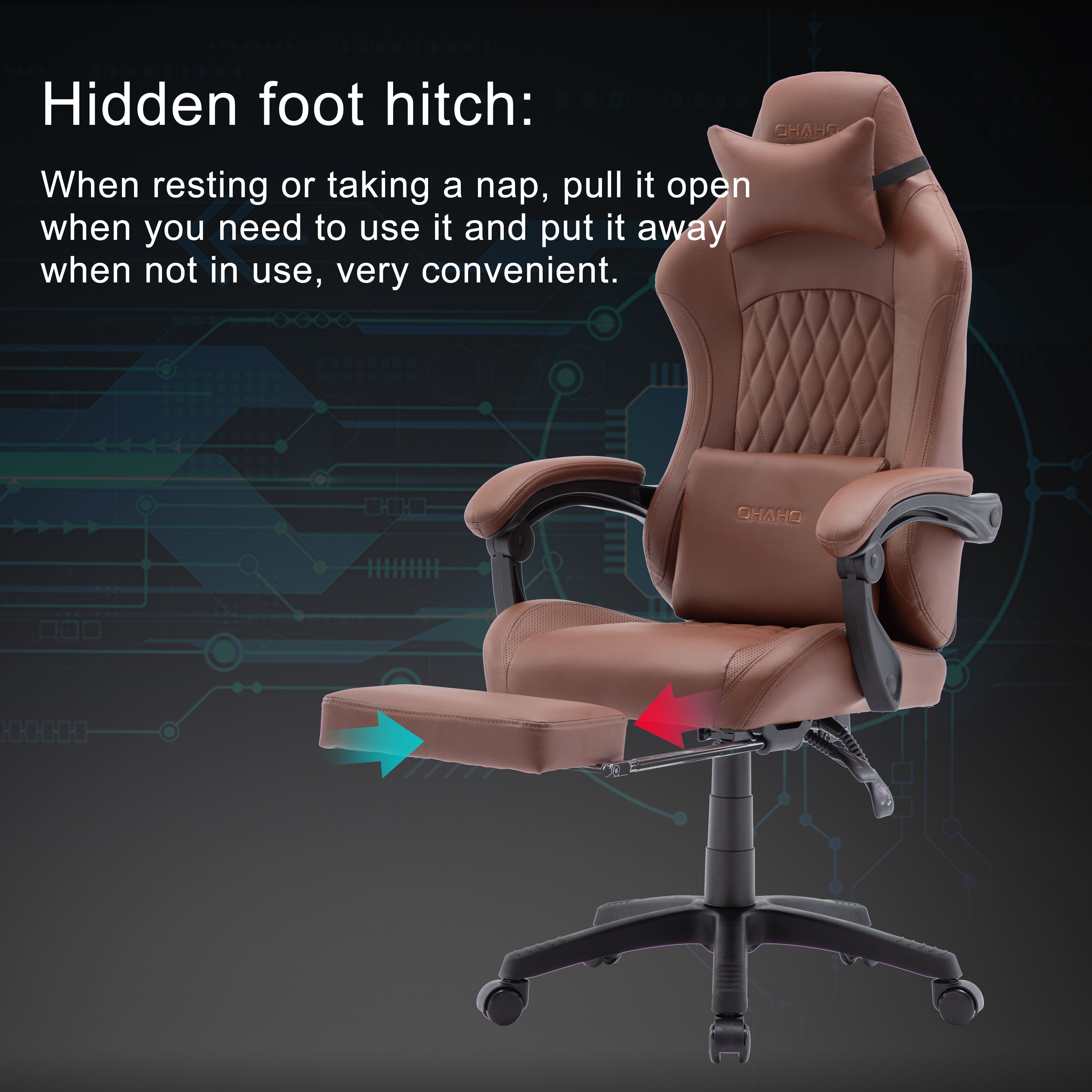 504 Series Gaming  Office Chair with Massage