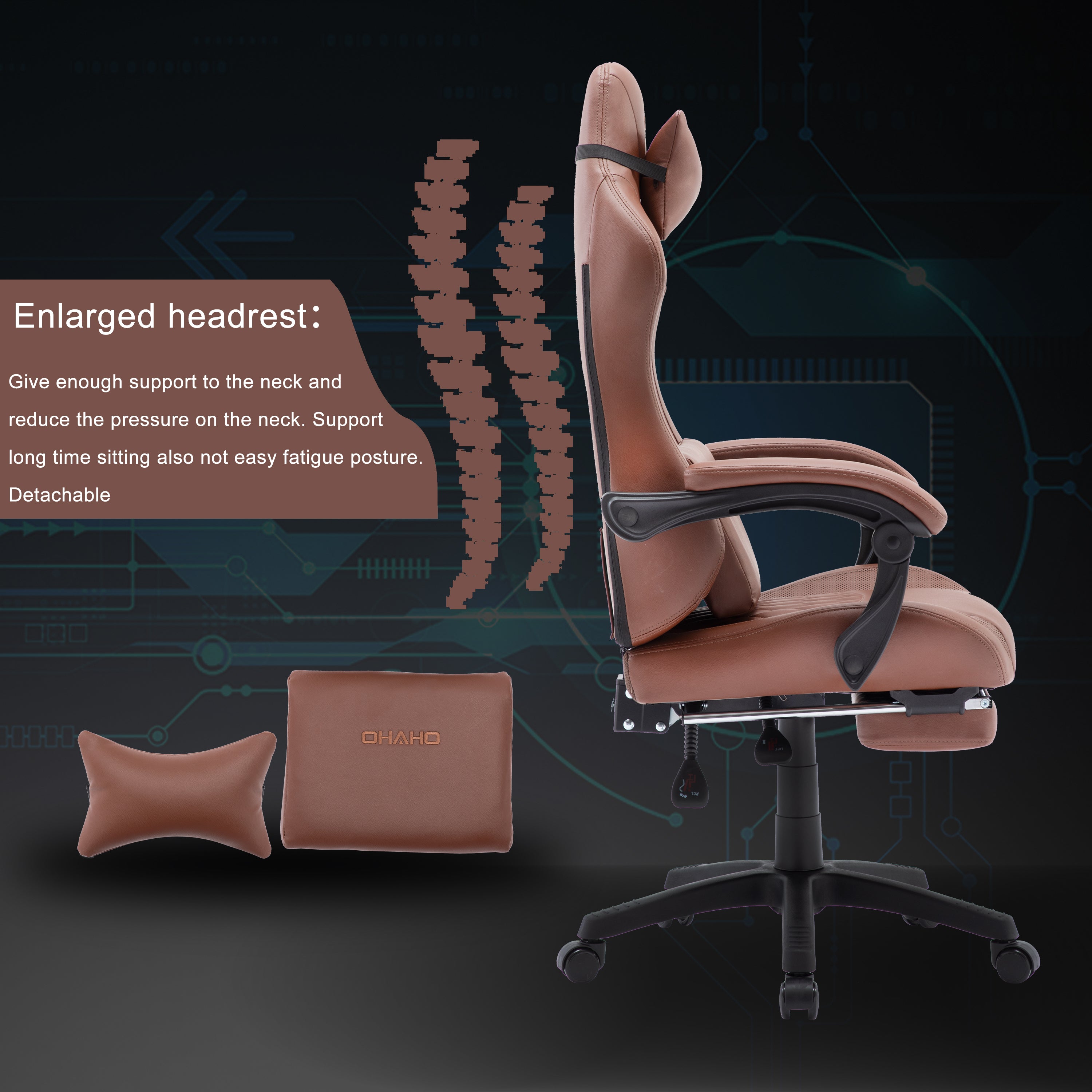 504 Series Gaming  Office Chair with Massage