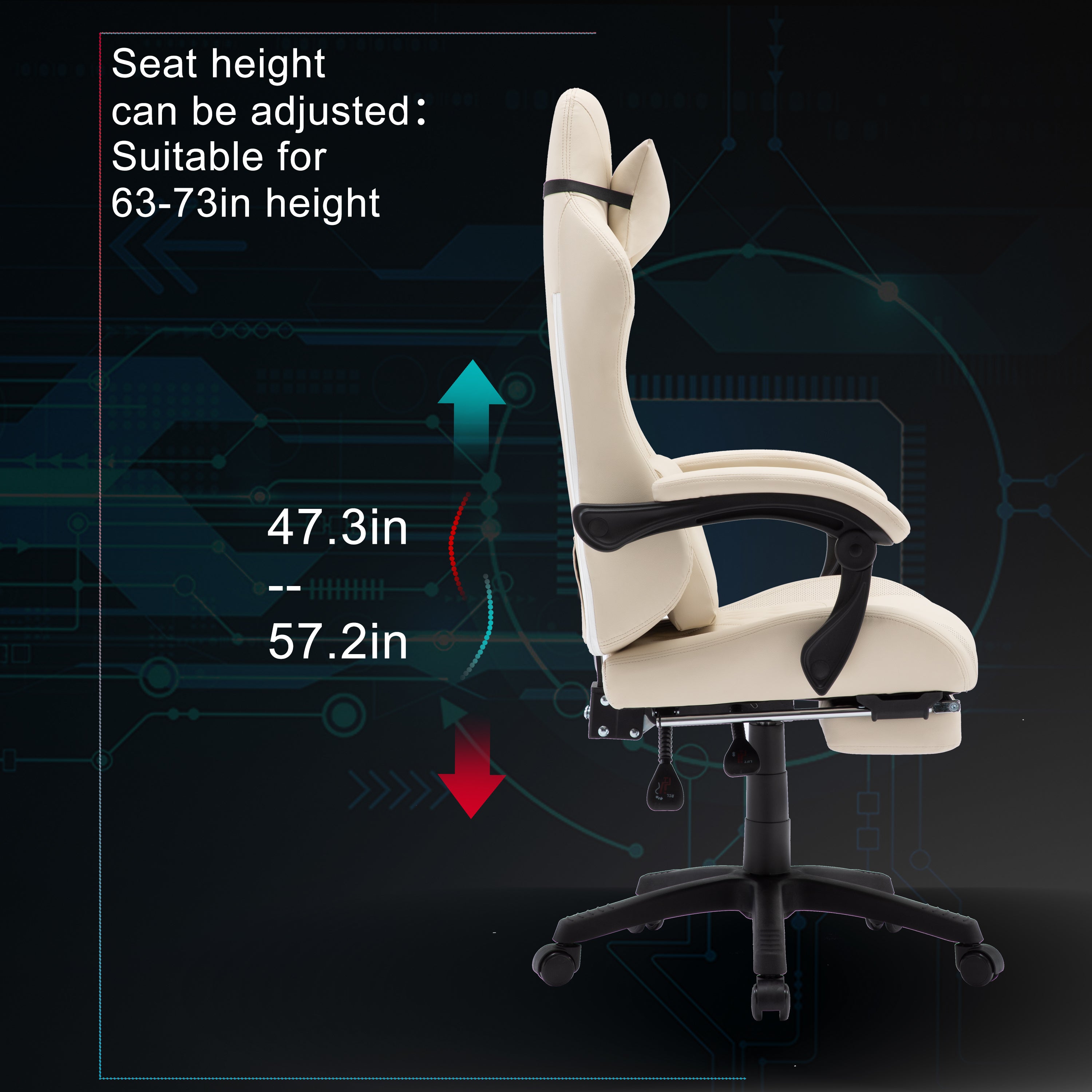 504 Series Gaming  Office Chair with Massage